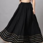 black skirt
