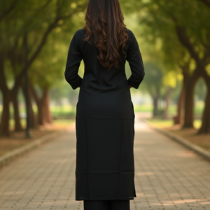 ₹49 Cotton Black Cord Set