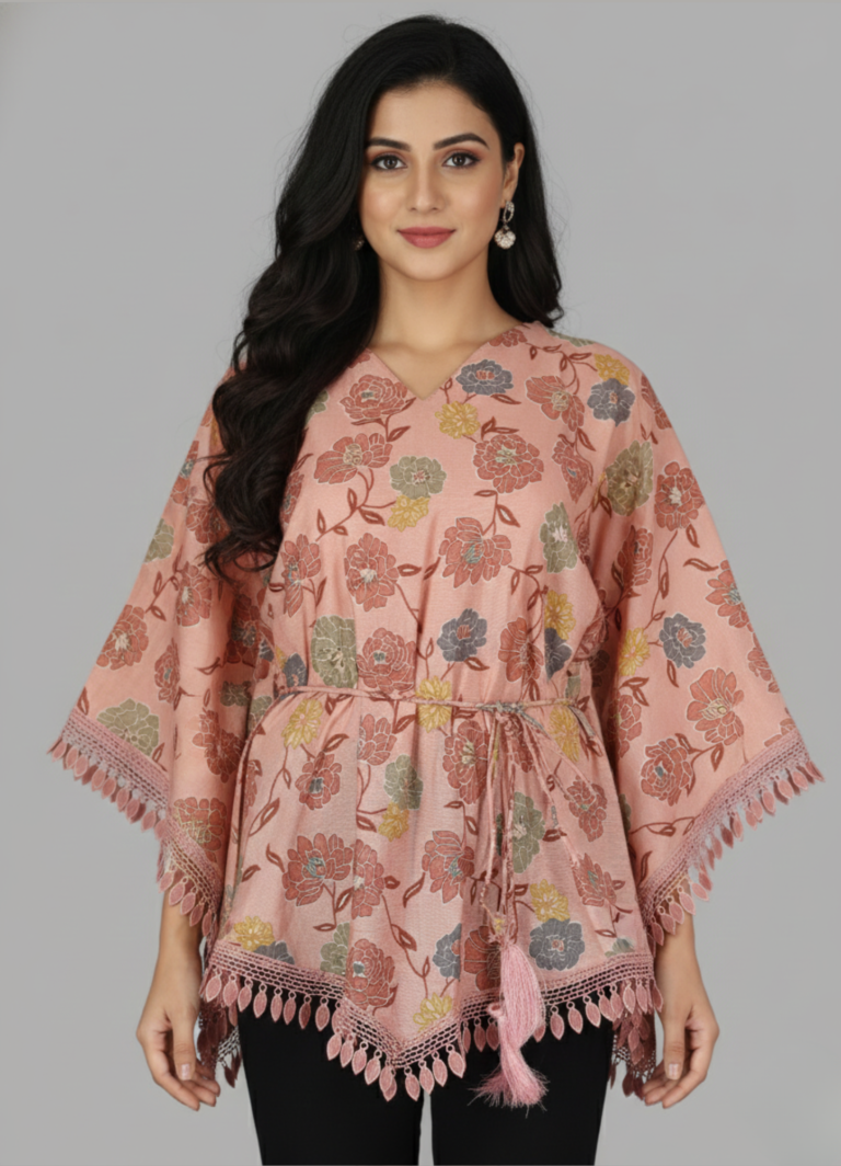 Kaftan Peach Colour