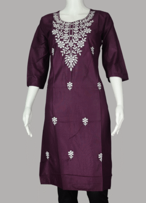 DRESS AJ025 (B) Embroidery Kurta