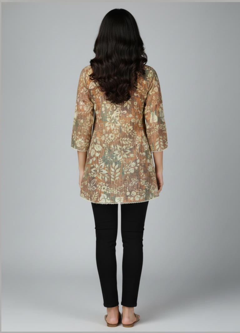 Flora Print Kurti
