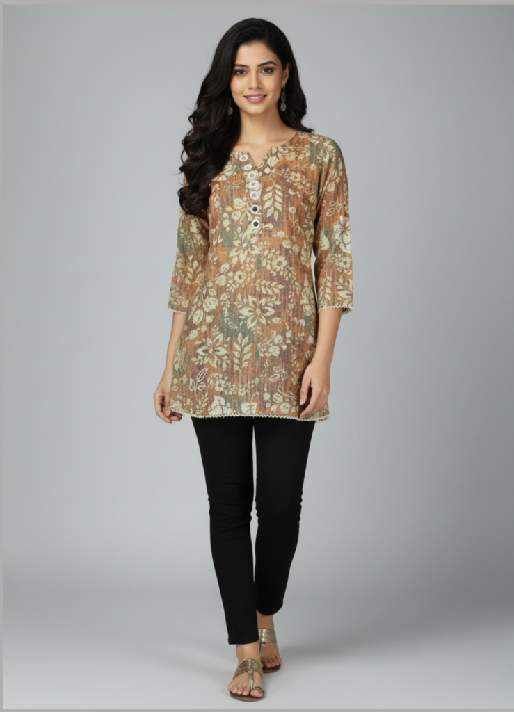 Flora Print Kurti