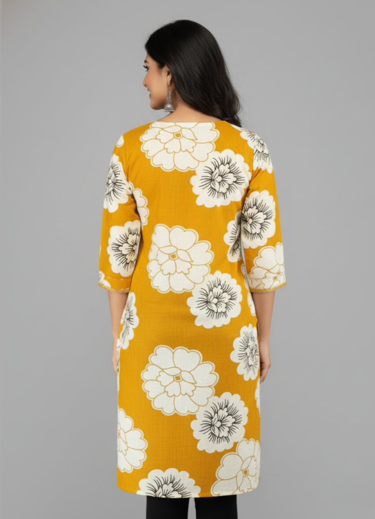 Flora Print Kurti