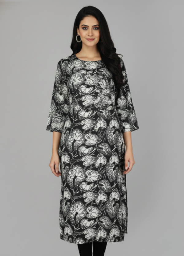 Flora Print Kurti
