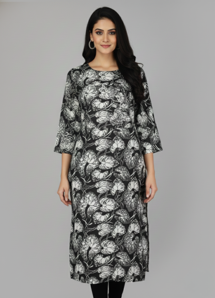 Flora Print Kurti