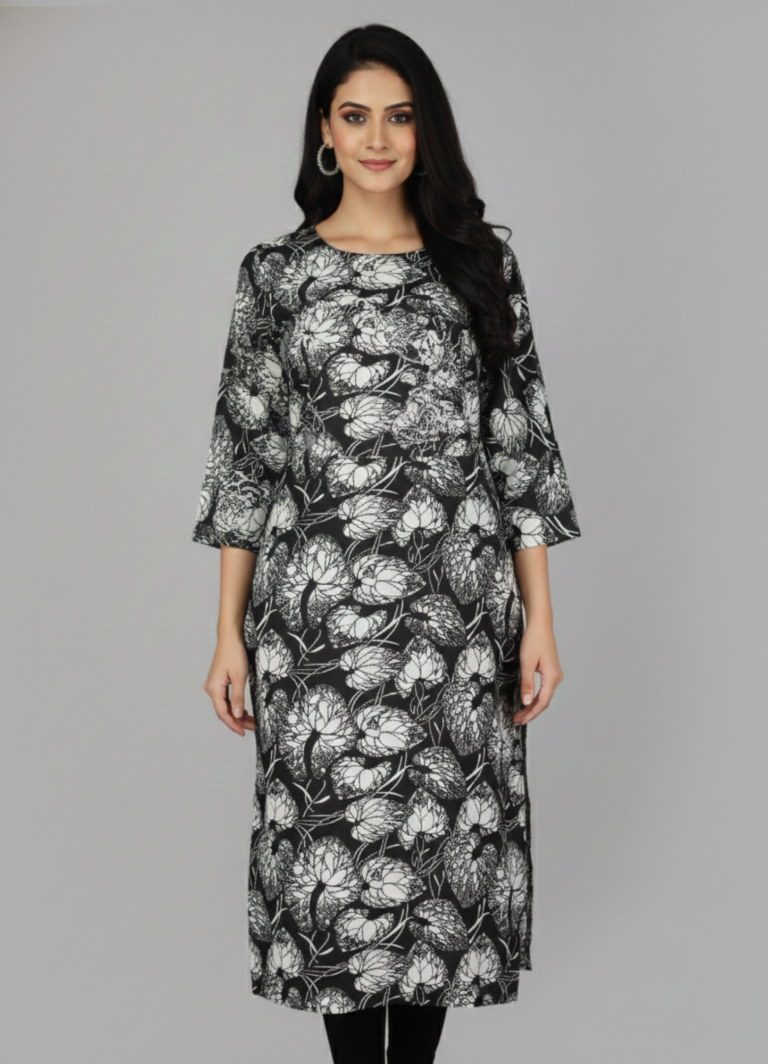 Flora Print Kurti