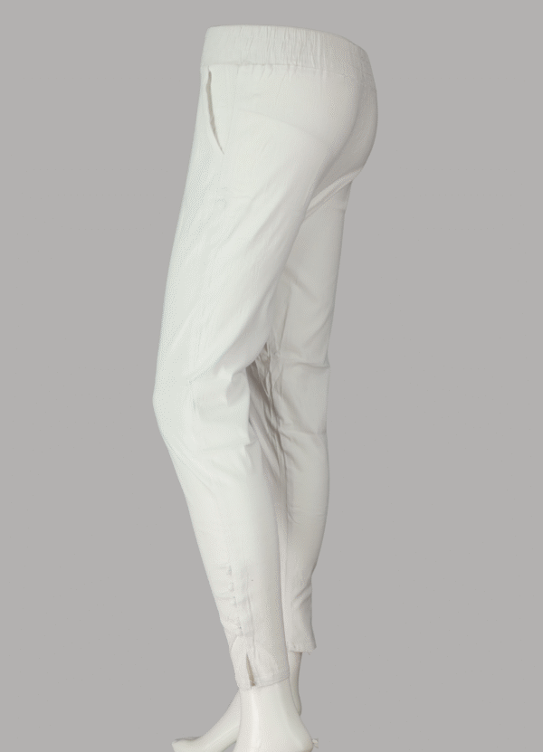 White Cigarette Slim Fit Pants