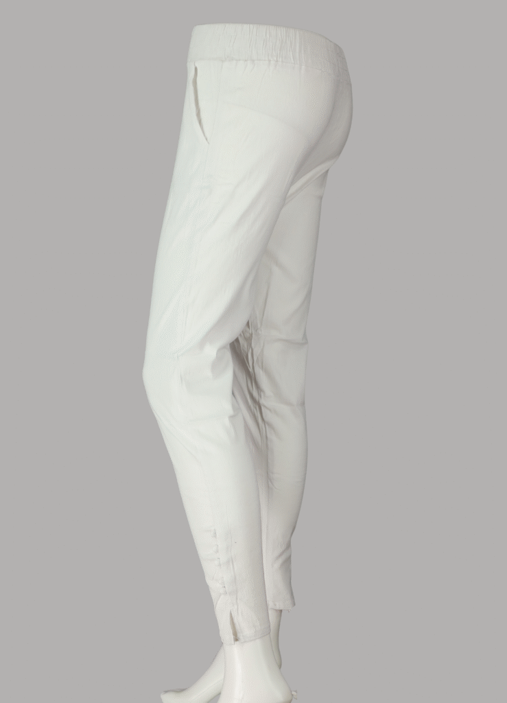White Cigarette Slim Fit Pants