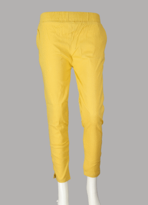 AJ040Y Mustard Yellow Cigarette Pants