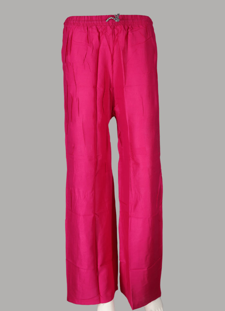 Pink Plain Plazo Pant