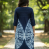 Navy Blue Tie-Dye Kurta