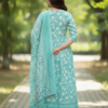 Mint Meadow Printed Kurti Set