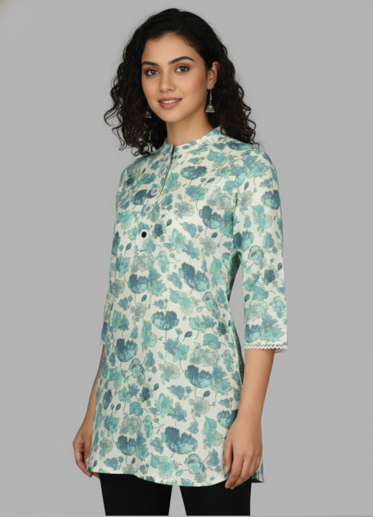 PRINTED SHORT KURTA