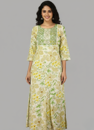 Copy of AJ029 (1) Amber Flora Kurti