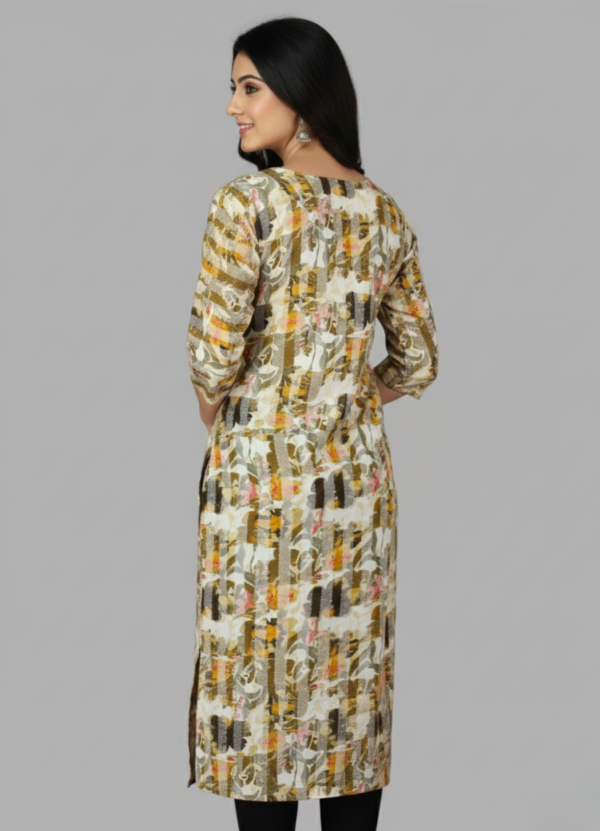 Kivroe Abstract Floral Print Kurti