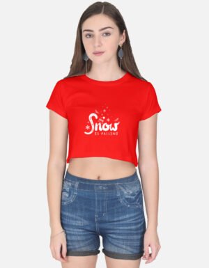 Christmas Crop Top Tshirt