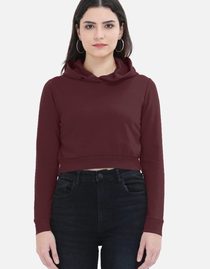 Female Cropped Hoodie