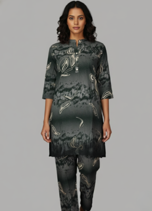 Dusky Petal Flow Two-Piece CoordSet