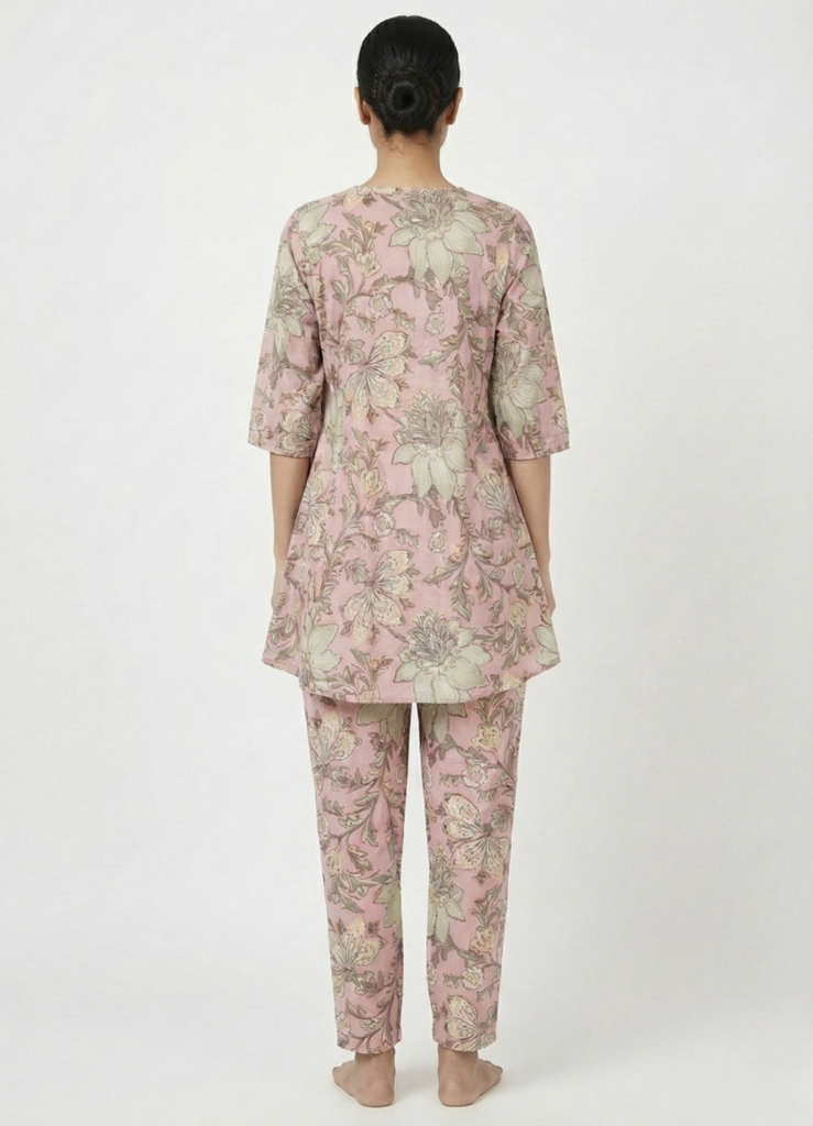Boho Pink Floral Co-ord SET