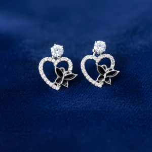 ₹49 Butterfly Silver Ear RIng