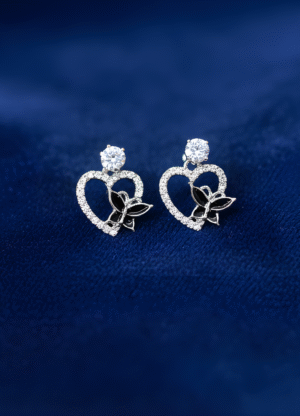 ear jewellery ₹49 Butterfly Silver Ear RIng