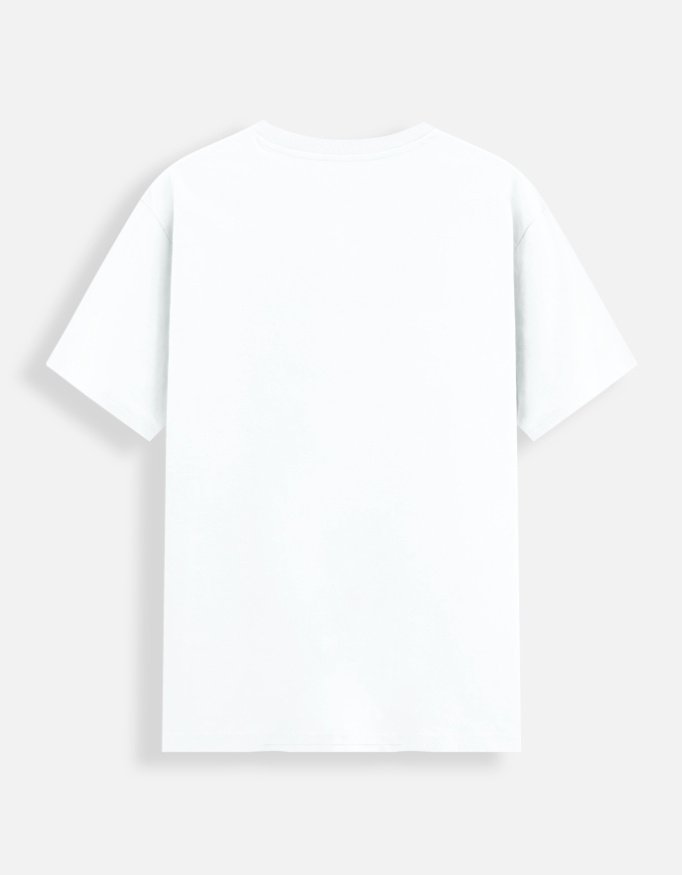 A Mystery Lady White Stretch T-shirt