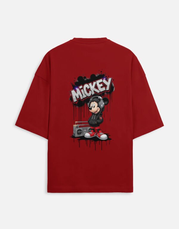 Back_2_c_10-1.jpg Mickey Mouse Theme Unisex Premium Oversized TShirt