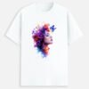 A Mystery Lady White Stretch T-shirt