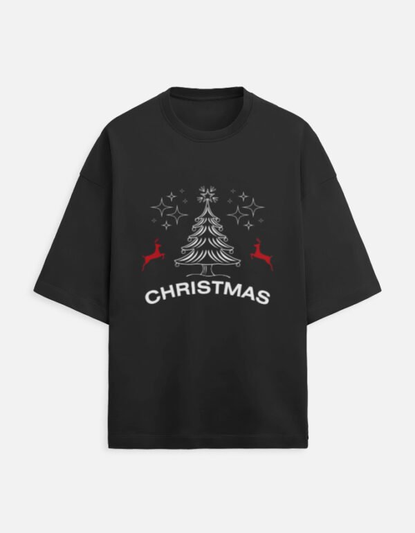 Front_1_c_2-3.jpg Unisex Christmas Black Oversized Tshirt