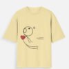 Front_1_c_51-7.jpg Magnetic Love Oversized Standard Yellow Couple T-Shirt