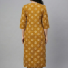 Golden Aura Printed Kurti Set