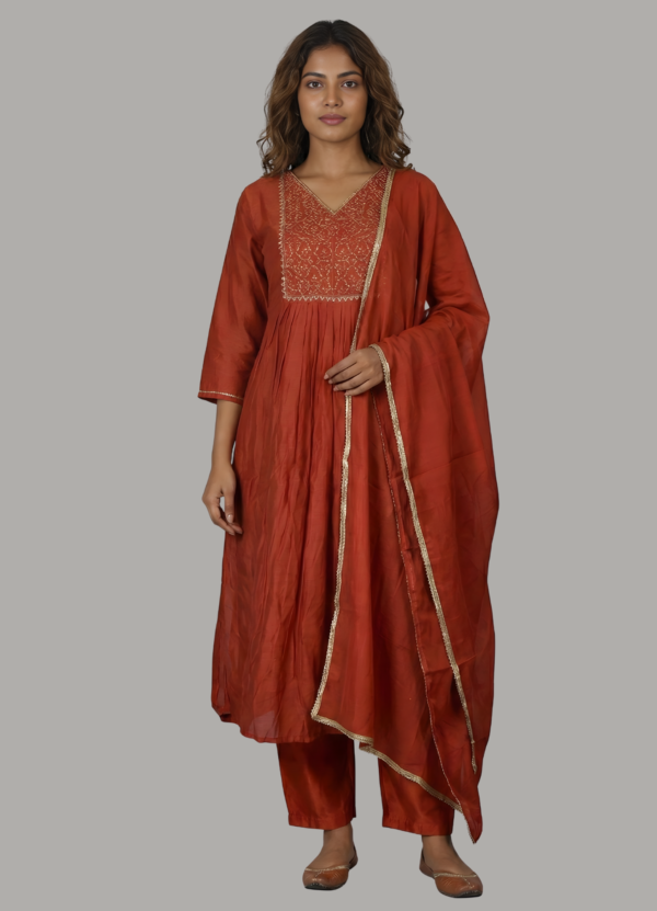 Golden Grace Party Wear