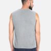 Men's Grey Sleeveless T-Shirt