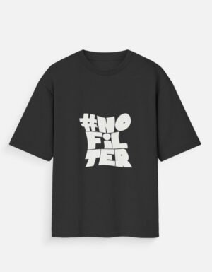 Mens Oversized Black T-Shirt