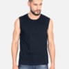 Front_1_c_3.jpg Men's Navy Blue Sleeveless T-Shirt