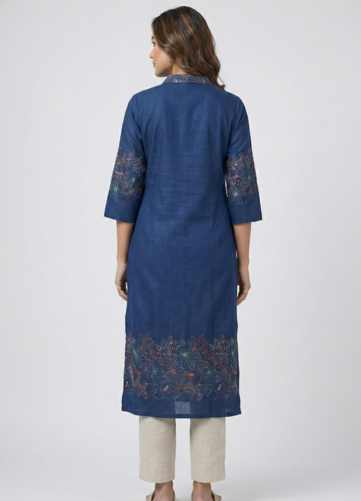 Cotton Embroidered Kurta