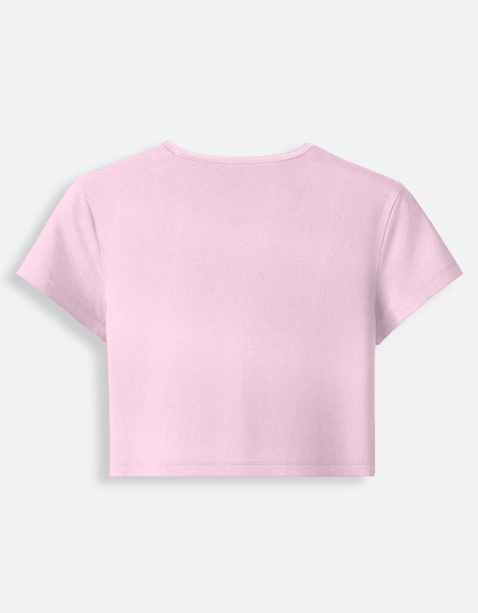 Together Baby Pink Cropped Tshirt