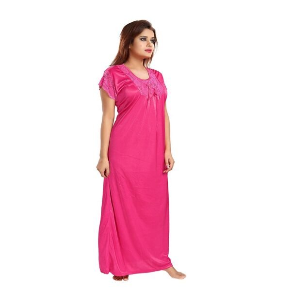 imgi_66_Snazzyway-Soft-Dark-Pink-Full-Length-Nighty-12 Soft Dark Pink Full Length Nighty