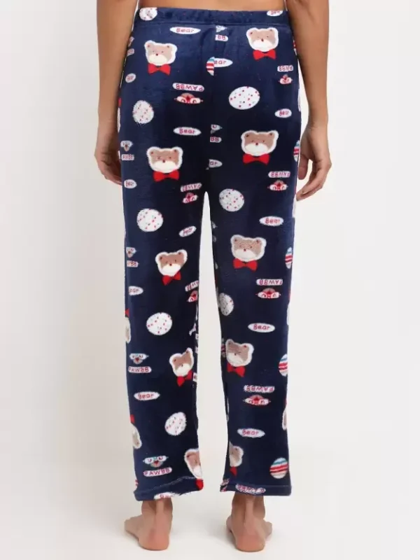 Ladies casual printed warm Pajama