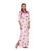 imgi_68_Floral-Print-Full-Length-Pink-Womens-Nightgown-14 Floral Print Full Length Pink Women's Nightgown